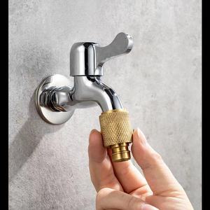 Connecteur de robinet d'eau en cuivre pour machine à laver, adaptateur universel de style américain - Product Image 3