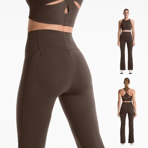 Conjunto de Yoga Elástico y Transpirable 2025 para Mujer, Dos Piezas, Ropa Deportiva para Gimnasio y Aire Libre, Leggings de Yoga con Cierre Frontal - Product Image 1
