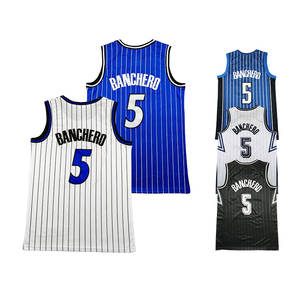 Venta al por Mayor de Camisetas de Baloncesto Americanas Cosidas 2026, Camiseta de Orlando 5 Paolo Banchero - Product Image 6