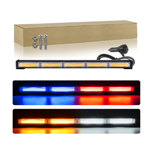 21Inch Xe <span class=keywords><strong>LED</strong></span> Nhấp Nháy Ánh Sáng Khẩn Cấp Nhấp Nháy Đèn COB Cảnh Báo Thanh Ánh Sáng Cho Mái Dash Kính Chắn Gió Lưới Tản Nhiệt Sàn 9-30V - Product Image 1