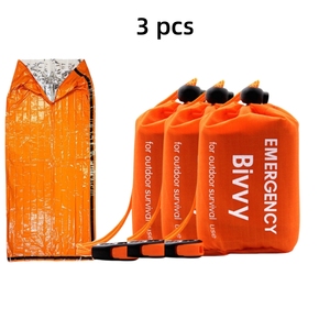 <span class=keywords><strong>Sac</strong></span> <span class=keywords><strong>de</strong></span> <span class=keywords><strong>couchage</strong></span> thermique d'urgence 3 pièces, couverture <span class=keywords><strong>de</strong></span> survie en Mylar, abri pour le camping, <span class=keywords><strong>sac</strong></span> <span class=keywords><strong>de</strong></span> <span class=keywords><strong>couchage</strong></span> pour adultes, randonnée, secours - Product Image 4