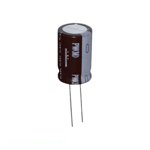 Condensateur à traversée radiale 10 µF 20 % 450 V, canal fabricant, UPW2W100MHH, en aluminium, 10 µF - Product Image 1