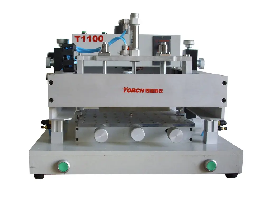 Pochoir Semi-automatique SMT T1100, imprimante 3d avec dessins PCB, Machine d'impression pour pâte à souder
