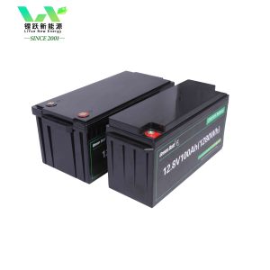 Baterai Lithium LiFePO4, 25.6V dapat diisi ulang 24V 12V 100Ah 200Ah 300Ah baterai Lithium Ion fosfat untuk RV Golf Cart - Product Image 2