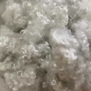 Material de relleno ignífugo de fibra cortada de poliéster de silicona conjugada hueca reciclada Precio negociable de Vietnam-Contacto - Product Image 1