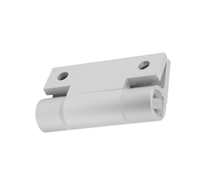 Charnière à ressort en aluminium K1181, ressort fermé, anodisé incolore, ressort de tension intégré - Product Image 1