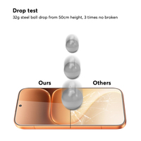 Protection d'écran en verre trempé de qualité supérieure 9H sans bulles pour Honor 600/600 Pro