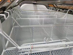 Congélateur îlot européen pour supermarché, à couvercle coulissant ouvert en hauteur, pour affichage combiné d'aliments surgelés en sac et de viande - Product Image 5