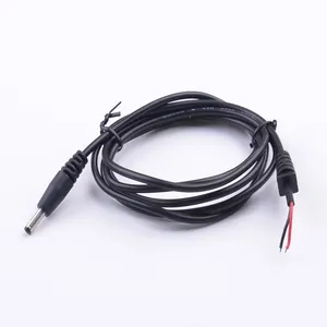 High quality dc power wire DC2507 plug to open computer charger cable
