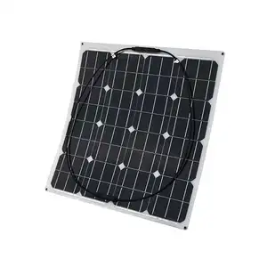 Panneau solaire Flexible 100W 24V, Module PV Mono-cellule, panneau solaire personnalisable pour bateau de camping-car