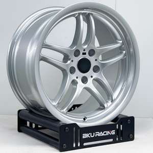 Jantes Bku forgées 5X120 pour <span class=keywords><strong>BMW</strong></span> Série 3 Série 5 E36 <span class=keywords><strong>E46</strong></span> E34 E90 E60, jantes en alliage gris canon de <span class=keywords><strong>17</strong></span>, 18 et 19 pouces - Product Image 2