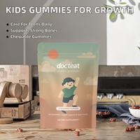 Complément alimentaire quotidien Docteat Body Care Gummies avec herbes pour la croissance saine des enfants et des adolescents, amélioration de la densité osseuse, 2 gummies/jour