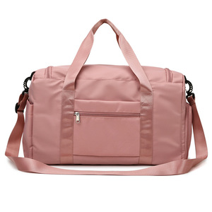Fitness Bag Large Capacity 20-35L Waterproof Gym Travel Duffel Unisex Solid Color Spring 2023 - Product Image 1