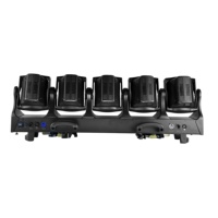 Projecteur LED mobile LR 5x120W RGBW avec zoom, 5 têtes, pour éclairage de scène de concert et de divertissement