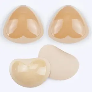 Hot Sell Adhesive Push Up BH Pads Einsätze Schwamm material Wieder verwendbar für Bikini Brautkleid