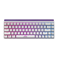 Clavier mécanique filaire JEDEL OEM, prix d'usine, logo personnalisé, 68 touches, éclairage RGB, USB Type-C, clavier de jeu à commutation à chaud pour PC