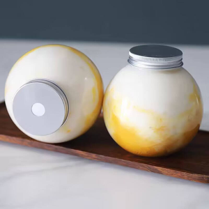 Botella de Bebidas de Plástico PET de Grado Alimenticio de 400 ml y 500 ml con Forma de Bola, con Tapa de Rosca y Serigrafía para Té, Refrescos y Jugos - Product Image 5