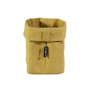 2026 custom Washable Storage Basket Kraft Paper Bag Reusable <b>Bins</b> Plants Organizer <b>Cover</b> for Food Fruit Toys Laundry - Product Image 2
