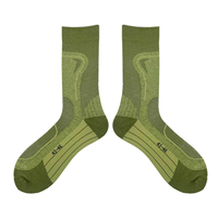 Sports de plein air personnalisés laine mérinos épais thermique Ski randonnée chaussettes chauffantes pour hommes