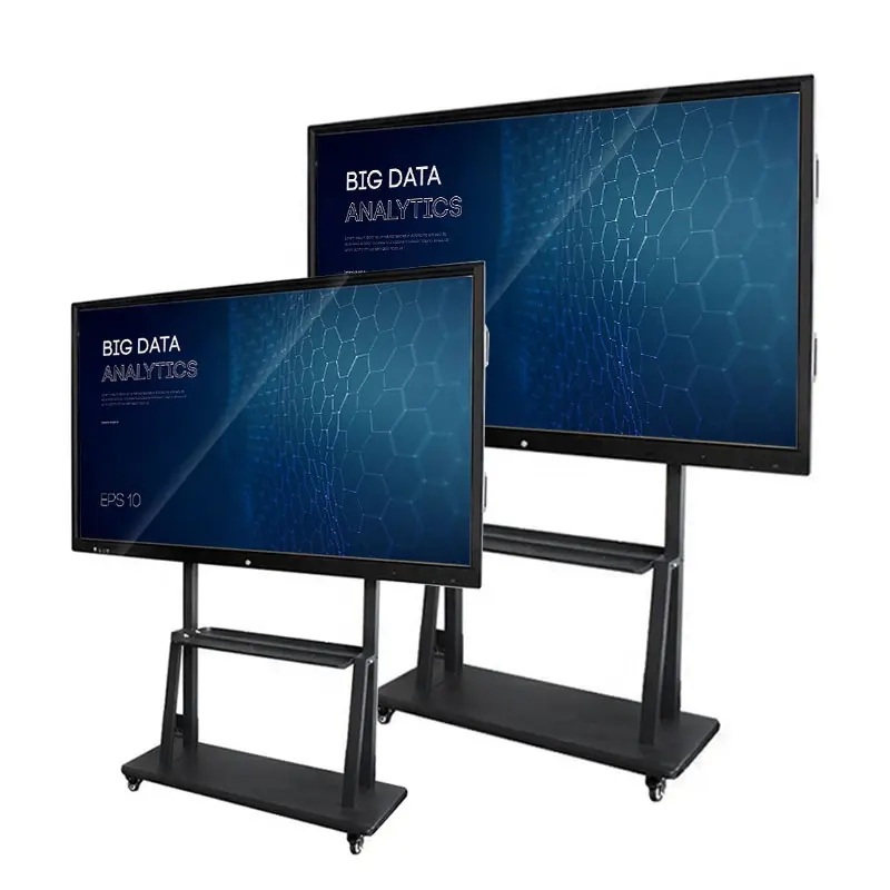 65 75 86 Inch Infrarood Touchscreen Video Onderwijs Conferentie Lcd Interactieve Whiteboard Digitaal Bord Voor Klaslokaal