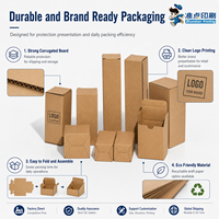 Caja de Papel Personalizada de Marca Moderna, Cajas de Embalaje Impresas con Estructura Plegable para Cosméticos, Electrónicos y Regalos