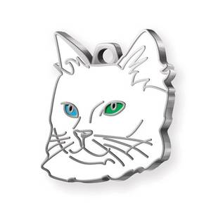 Etiqueta de Identificación para Gatos, Marca Cat Van, con Ojos Verdes y Azules - Product Image 1