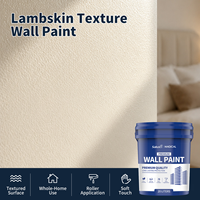 Peinture d'Émulsion Acrylique Intérieure Premium à Base d'Eau Couleurs Personnalisées Excellent Rendu Texture Peau de Mouton Revêtement Mural Design