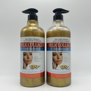 Gel de Ducha Blanqueador Natural en Oferta, Champú, Jabón Líquido Brillante con AHA, Vitamina C, Arbutina y Leche de Cabra para el Baño de Hombres y Mujeres - Product Image 2