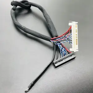 Df19 30ピン40ピンJAEI-pexディスプレイlvds to cable to lvdsケーブルアセンブリ