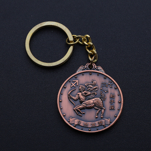 Llavero Metálico Promocional con Diseño de Logotipo Económico, Signo del Zodiaco - Product Image 6