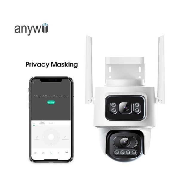 Anywii V421 Waterproof IP Camera Two Way Audio Wireless Ptz AI Human Tracking 10x Zoom with Night Vision Closeup Security System