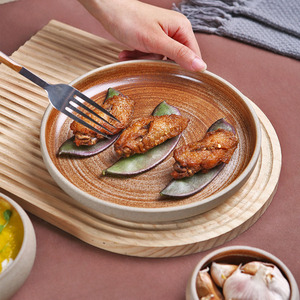 <span class=keywords><strong>Assiette</strong></span> en <span class=keywords><strong>porcelaine</strong></span> rétro japonaise, plat moderne en grès pour salade <span class=keywords><strong>ou</strong></span> steak, idéal pour les mariages, événements <span class=keywords><strong>ou</strong></span> la restauration à domicile - Product Image 5