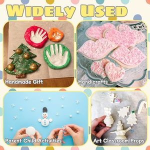 Arcilla Seca al Aire para Niños, Arcilla Superligera para Manualidades, Slime Educativo de PVA con Mini Bolsa de Regalo para Niños, 36 Colores - Product Image 5