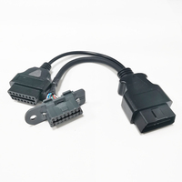 Extension de séparateur OBD2 OBD II Durable Y J1962 câble mâle à double prise femelle de remplacement pour le Diagnostic de voiture Volvo Land Rover