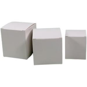 Caja Rectangular de <span class=keywords><strong>Cartón</strong></span> Blanco para Regalo y Caja Sorpresa, Embalaje Artesanal para Velas de Aromaterapia y Difusores de <span class=keywords><strong>Piedra</strong></span> - Product Image 5