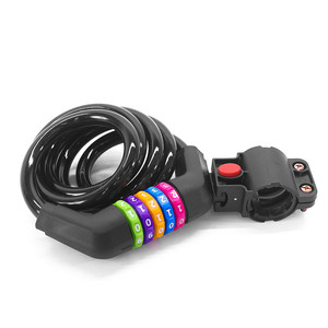 5-Chữ Số Kết Hợp Keyless An Ninh Xe Đạp Cáp Xe Đạp Khóa Thép Chống-Cắt Leo Núi Chuỗi Cho Xe Máy Sử Dụng Vật Liệu Hợp Kim - Product Image 1