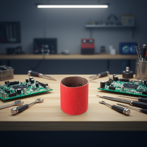 Cinta de cerámica para pulido de electrónica, cilindro abrasivo rojo de grano 40 - Product Image 3