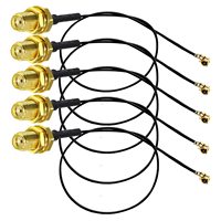 Câblage personnalisé noir 1.13mm 1.32mm avec double extrémités plaqué or SMA femelle vers connecteur UFL assemblage de câble coaxial RF