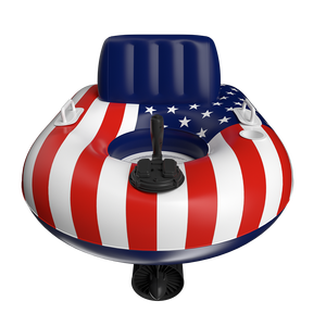 <span class=keywords><strong>Tube</strong></span> de flotteur de lac électrique à <span class=keywords><strong>moteur</strong></span> unique personnalisé chaise longue de piscine gonflable drapeau américain installations d'amusement d'eau - Product Image 6