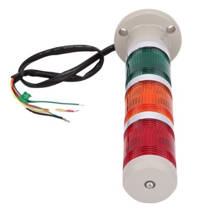 ไฟสัญญาณ LED อุตสาหกรรม TPFL5-L73ROG แบบตั้งซ้อน 1-5 ชั้น ไฟเตือนแบบกระพริบและคงที่ 12V 24V 220V อุปกรณ์ไฟฟ้า - Product Image 1