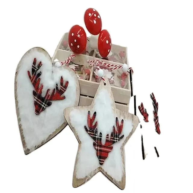 Adornos modernos de copo de nieve de madera, carteles de pared con temática de gatos, colgante, artesanía de Navidad, decoración del hogar, regalo para modelo de temporada de vacaciones