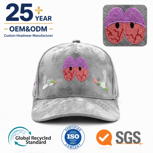 Gorra de Béisbol de Gamuza con Logotipo Bordado Personalizado, <span class=keywords><strong>6</strong></span> Paneles, Reactiva a la Luz Solar, Cambia de Color con el Calor, Gorro Promocional - Product Image 1