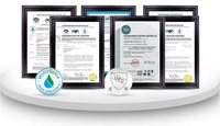 Robinet de lavabo à levier unique certifié CUPC avec commande à poignée unique et bec de style américain