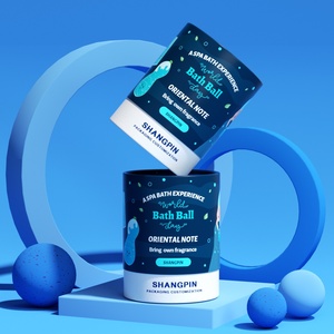 स्नान के लिए कठोर रंग के साथ थोक पुनर्नवीनीकरण स्नान नमक बॉल पेपर ट्यूब स्नान के लिए स्क्रब नमक की पैकेजिंग - Product Image 1