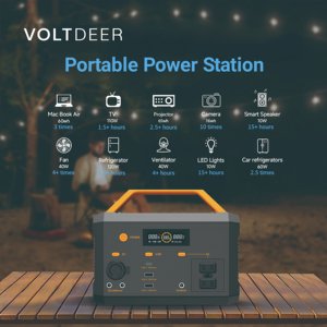Station d'alimentation portable Voltdeer, solaire, applicable aux environnements hors réseau et aux cabanes. - Product Image 5