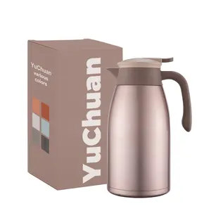 1.5L Vacuum Jug Insulated Thermal Carafe Stainless Steel Double Wall Insulation Pot Milk Tea Large Insulated Water Bottle