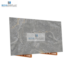 Venta al por mayor de alta calidad Marco de baldosas de cerámica suelo gran losa de construcción mármol granito cuarzo piedra estante de exhibición - Product Image 1
