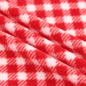 Oekotex standard 100 recyclé poly motif personnalisé DIY imprimé doux corail polaire tissu pour pull à capuche couverture