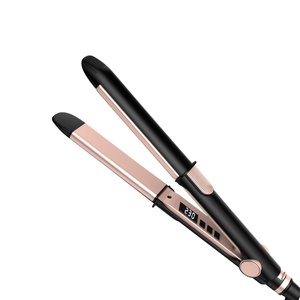 Lisseur à cheveux professionnel de haute qualité à double tension avec revêtement céramique, <span class=keywords><strong>fer</strong></span> à <span class=keywords><strong>lisser</strong></span> personnalisé pour usage commercial - Product Image 3