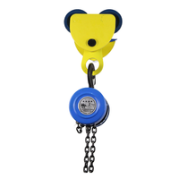 Logo personnalisé toutes sortes de modèles manuel Push I h Beam Chain Geared Lift Cart Monorail Gear Trolley